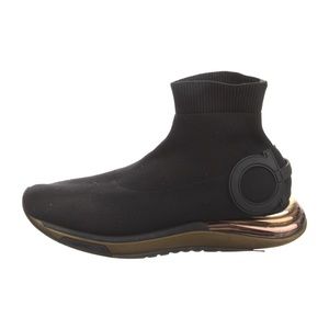 💯 Authentic SALVATORE FERRAGAMO Nylon Printed Sock Sneakers Size: 10